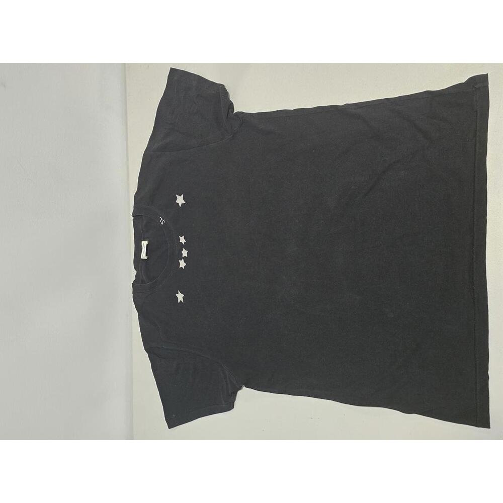 Saint Laurent Paris Star Collar Logo T-Shirt – Black